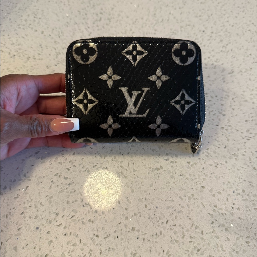 Louis Vuitton Monogram Black and Silver Wallet